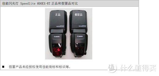 消费提示：Canon 佳能 发布公告 请消费者警惕假冒600EX-RT闪光灯 