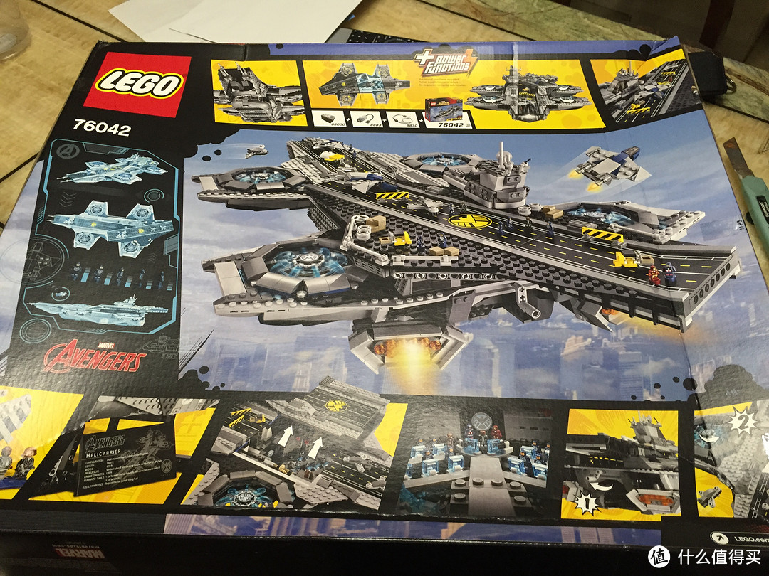 镇宅、传家两相宜：LEGO 乐高 SHIELD Helicarrier 76042 神盾局航母