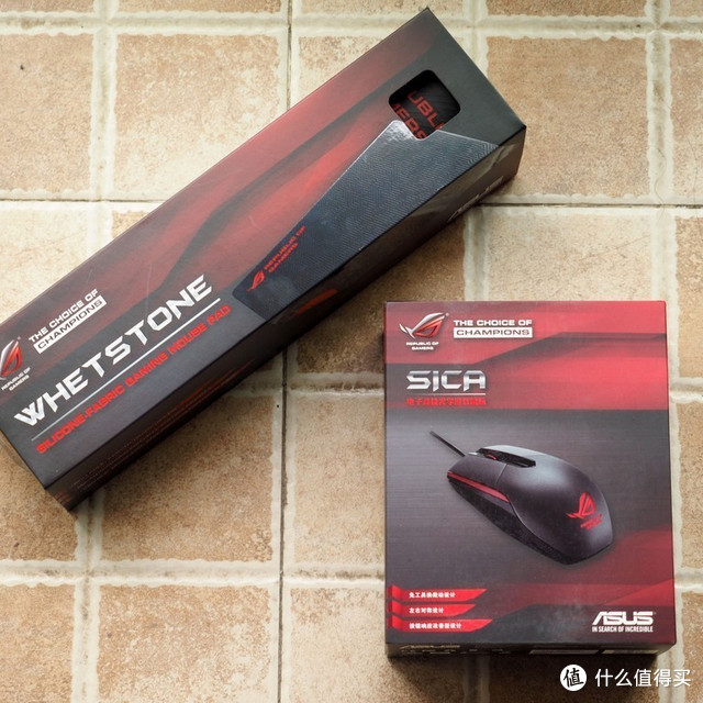信仰补完计划 — ASUS 华硕 ROG SICA鼠标 & Whetstone 鼠标垫开箱评测
