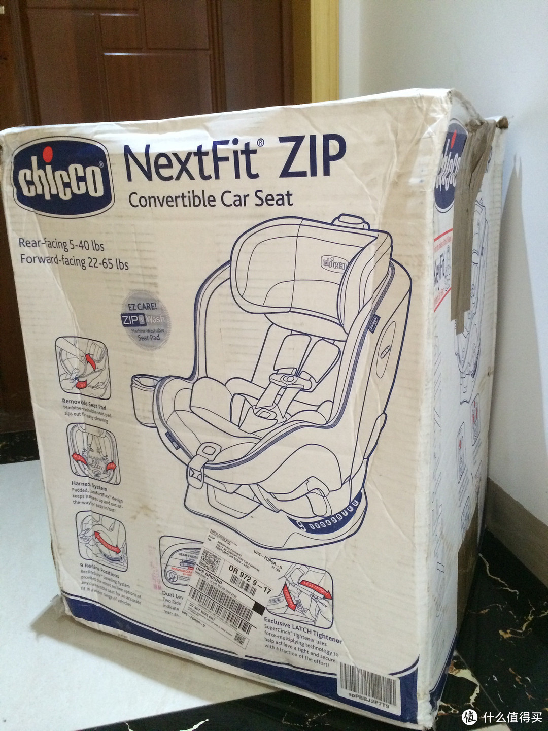 千呼万唤始出来：Chicco 智高 NextFit Zip Convertible 儿童安全座椅
