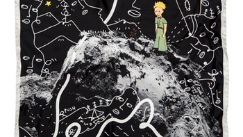 彗星上的小王子：Slow Factory联合艺术家Shantell Martin推出《小王子》主题丝巾手帕