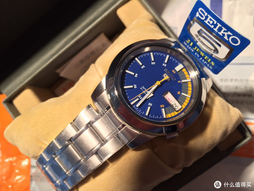 Seiko 精工 SNKK27 5号自动机械背透男表