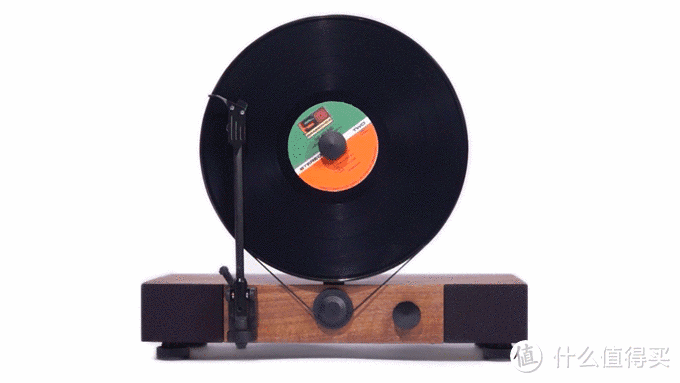 采用垂直播放设计方案：Gramovox 发布 Floating Record黑胶唱片机
