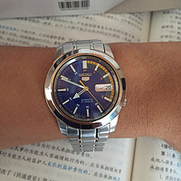 Seiko 精工 SNKK27 5号自动机械背透男表