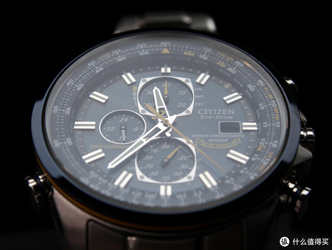 品白菜秋波：CITIZEN 西铁城 Eco-Drive 蓝天使 光动能电波表 AT8020-54L