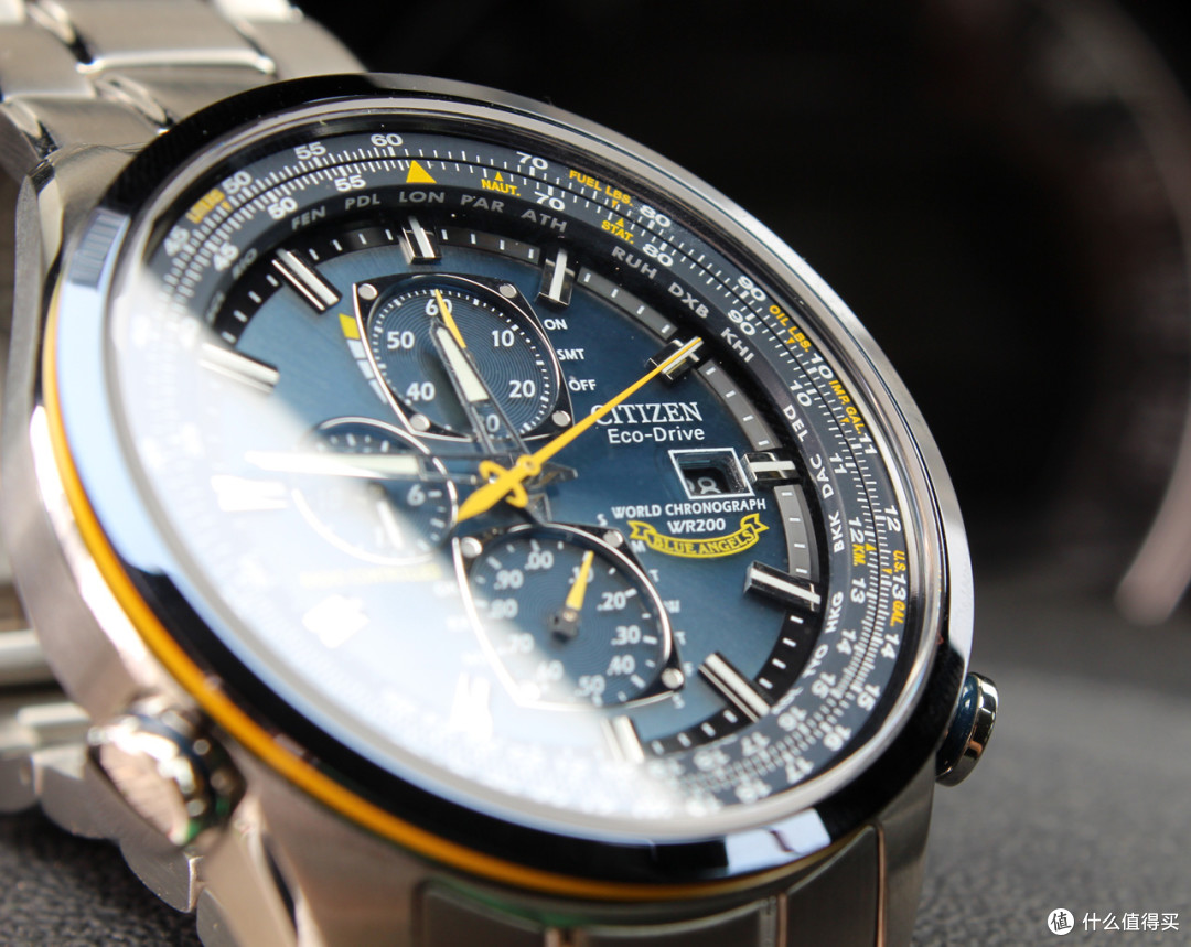 品白菜秋波:citizen 西铁城 eco-drive 蓝天使 光动能电波表 at8020