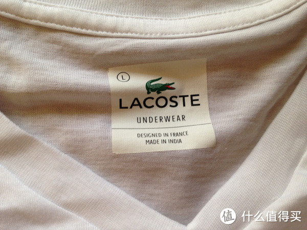 LACOSTE Essentials 男款皮马棉V领短袖T恤