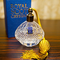 来自英国的手工切割水晶香水瓶：Royal Scot Crystal