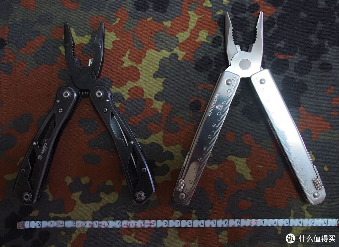 多功能工具钳简单对比：GANZO 关铸 G202-B VS VICTORINOX 维氏 3.0338.L