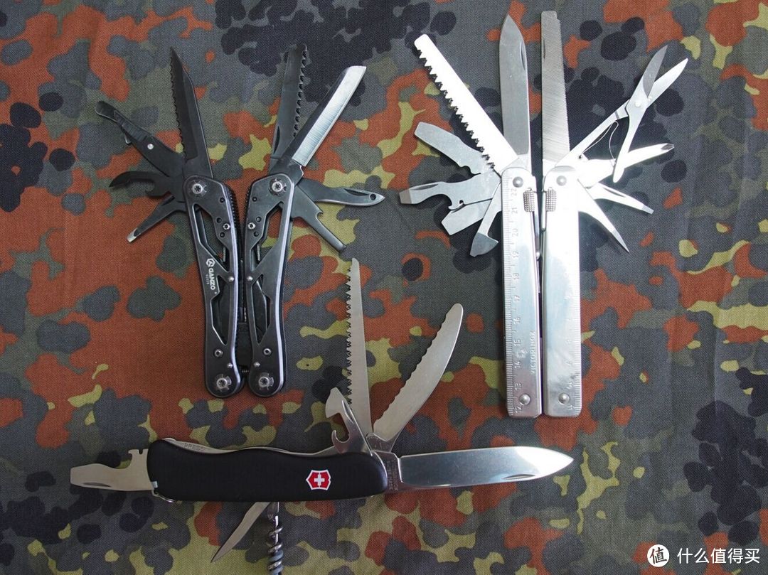 多功能工具钳简单对比：GANZO 关铸 G202-B VS VICTORINOX 维氏 3.0338.L