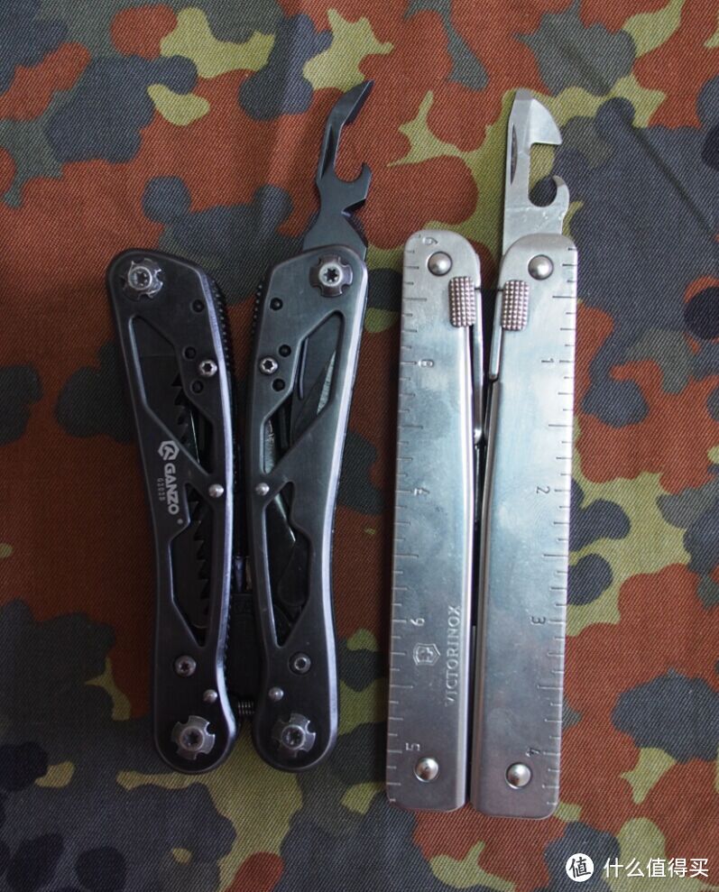 多功能工具钳简单对比：GANZO 关铸 G202-B VS VICTORINOX 维氏 3.0338.L