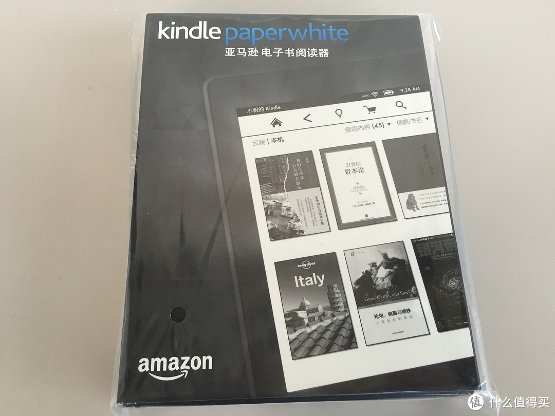 Kindle Paperwhite3 开箱附与kindle Voyage 简单对比 电子书阅读器 什么值得买