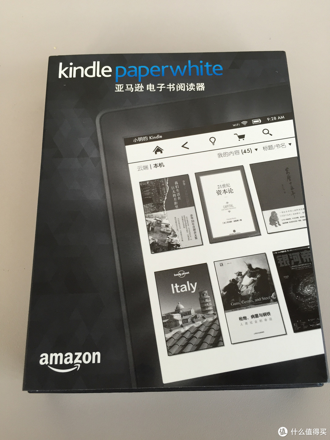 Kindle Paperwhite3 开箱附与 Kindle Voyage 简单对比