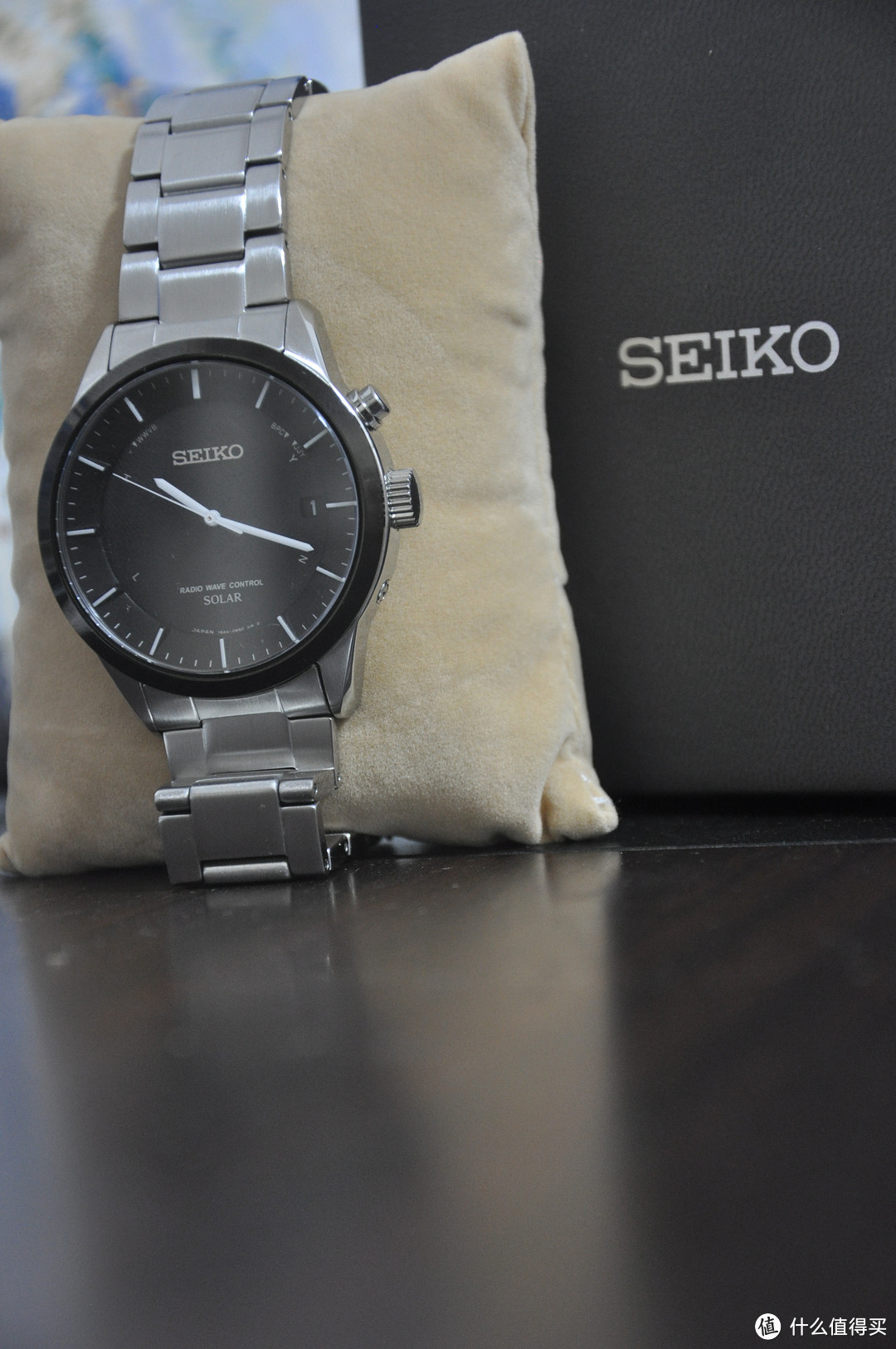 SEIKO 精工 SBTM175 男款四局电波光动能手表