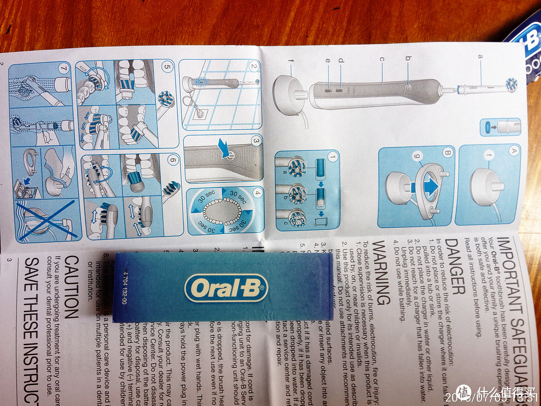 美亚直邮 Oral-B 欧乐-B PRO 1000 充电式电动牙刷