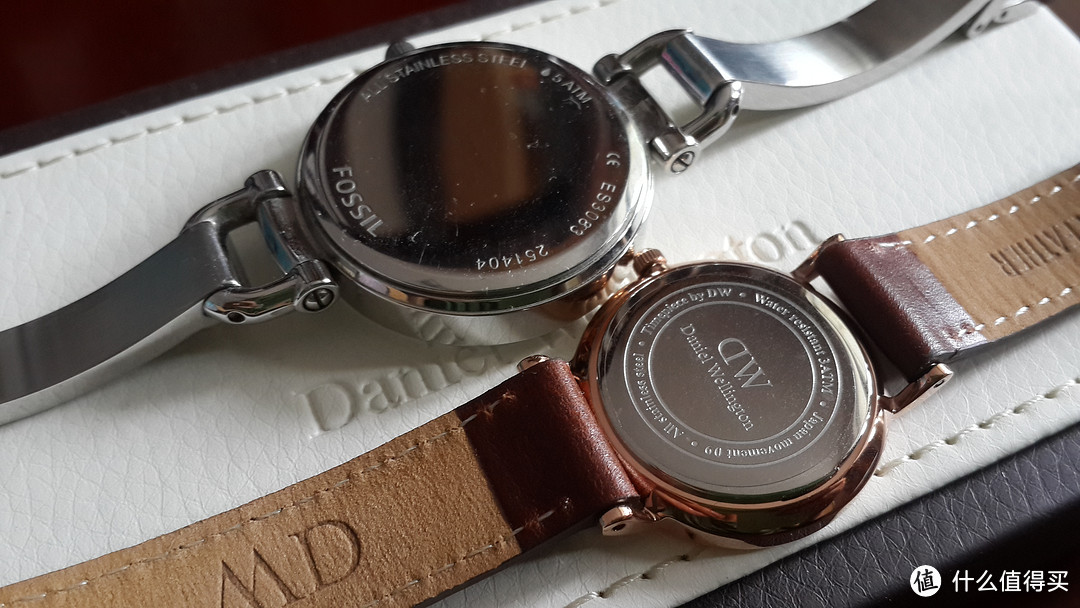 Daniel Wellington 丹尼尔•惠灵顿 0900DW 腕表开箱 及与 FOSSIL ES3083 腕表简单对比