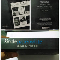 Kindle PaperWhite3 电子书阅读器开箱展示(界面|数据线|按键)