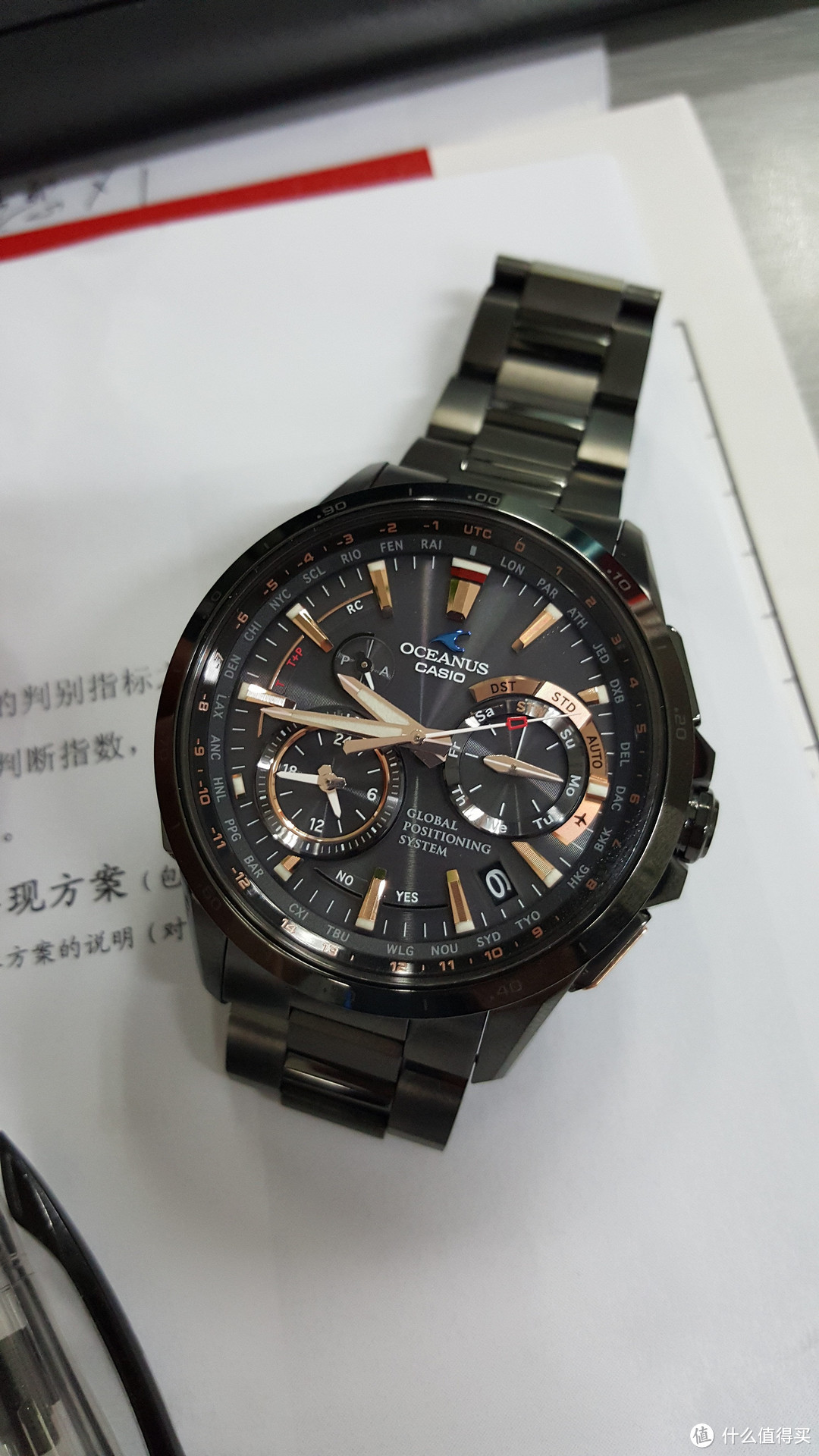 V587大海神：CASIO 卡西欧 OCW-G1000B-1A2JF 男款腕表