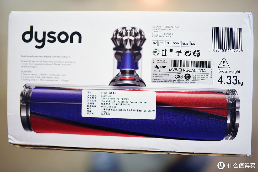 一机在手，灰尘不愁——Dyson 戴森 V6 Fluffy无绳真空吸尘器评测