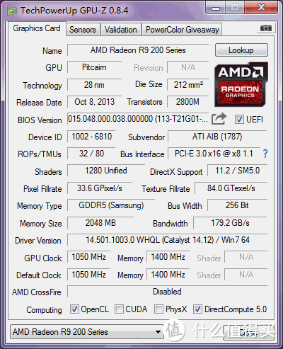 HIS 基恩希仕 H270XQ2G2M IceQ冰酷显卡晒单