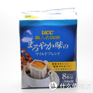 告别速溶！UCC 悠诗诗 滴滤式职人咖啡粉（香醇摩卡）