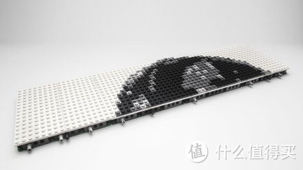 用LEGO 乐高画一幅画：积木与像素的世界