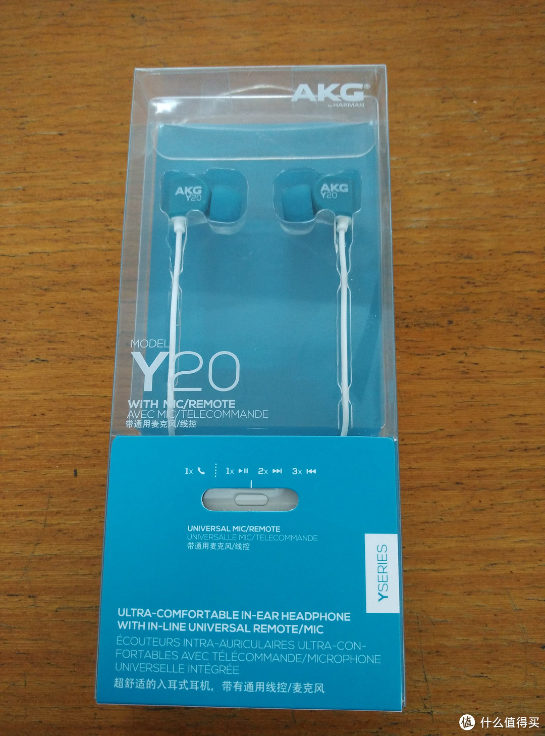 AKG 爱科技 Y20 入耳式耳机