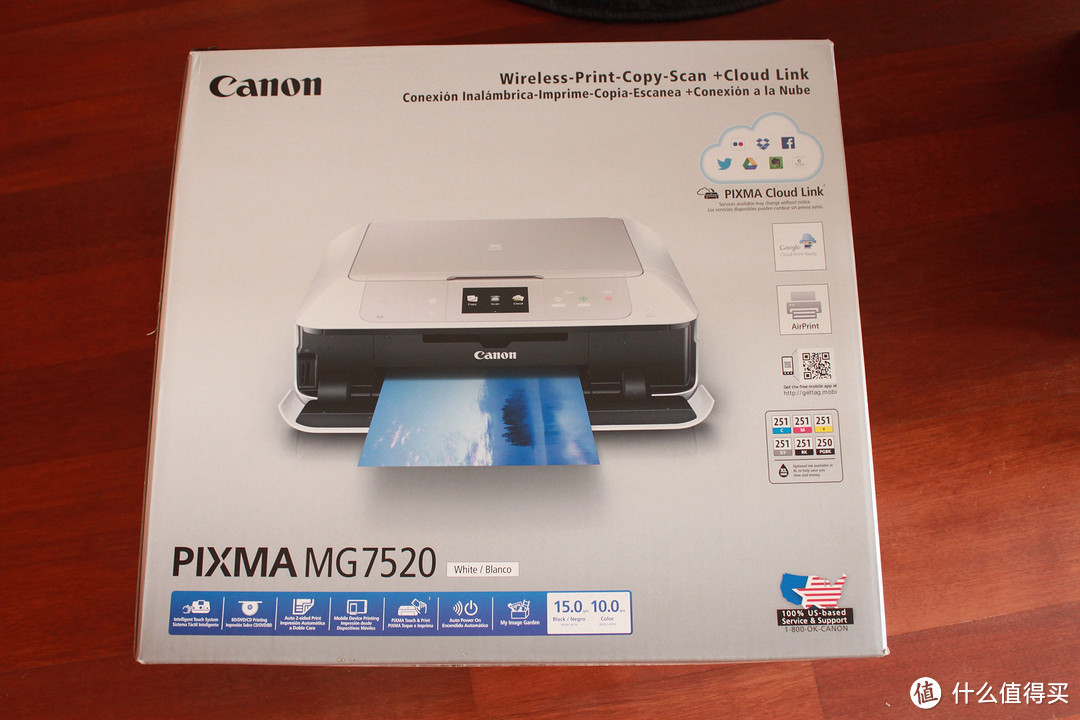 Canon佳能 Pixma MG7520美版打印机 使用体验