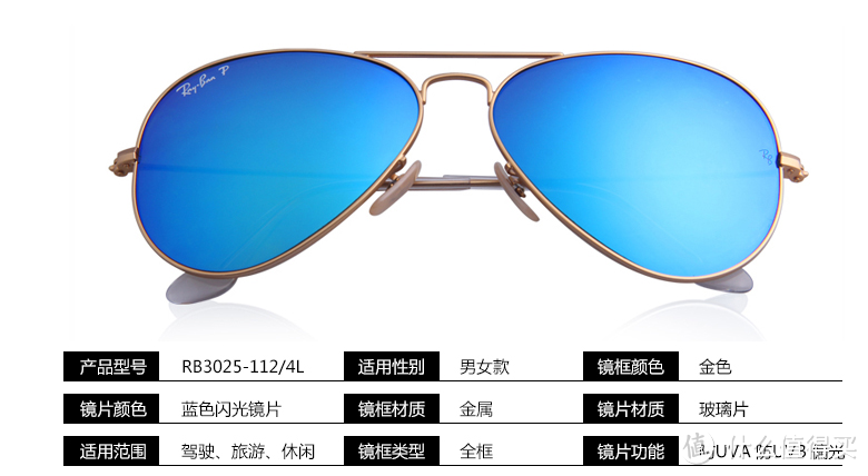 Ray-Ban 雷朋太阳镜详细剁手指南：产品介绍及选购攻略