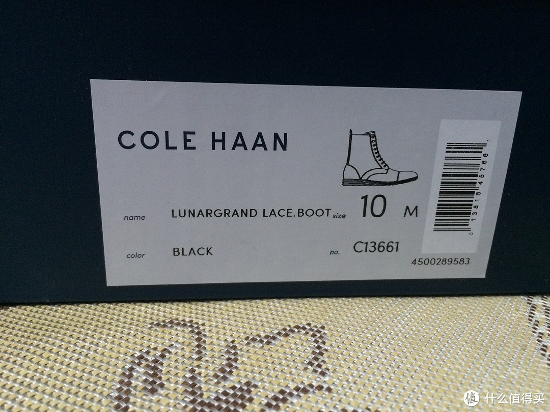 用支付宝小绿人购入Cole Haan Lunargrand Lace男靴