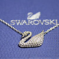 Swarovski 施华洛世奇 银色经典天鹅水晶项链