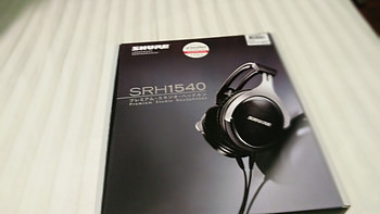 新鲜入手 — SHURE 舒尔 SRH1540 封闭头戴式耳机