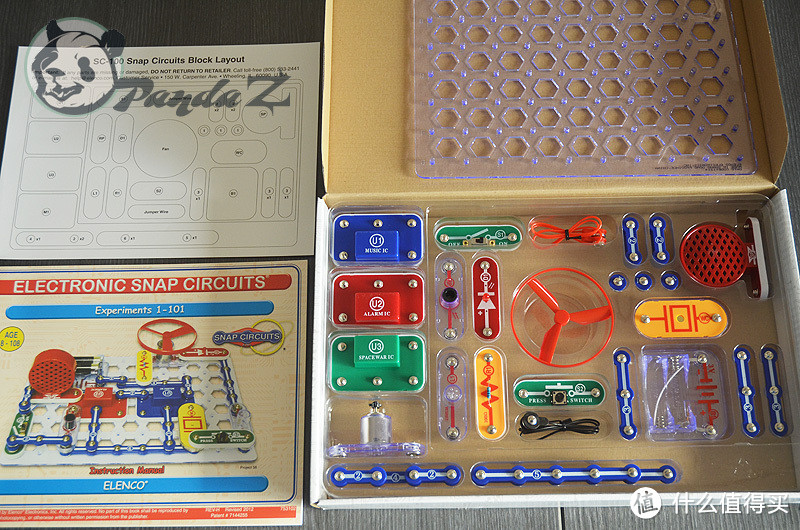 入坑无法驾驭的玩具：海淘 ELENCO Snap Circuits Jr. SC-100 电路积木玩具