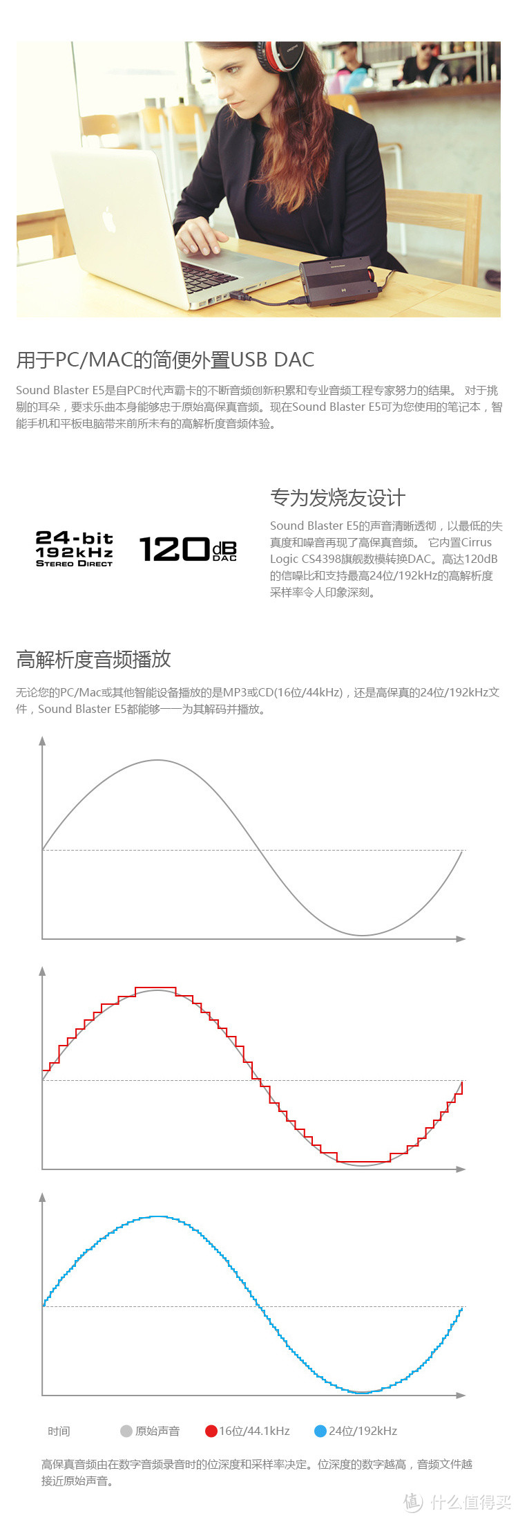 随身HiFi的新血：Creative 创新 Sound Blaster E5 耳放