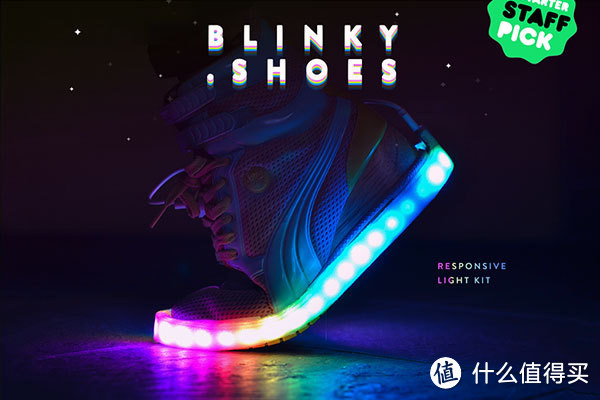 可根据行走速度调节颜色：专为鞋子打造的 Blinky.Shoes LED智能灯带 发布