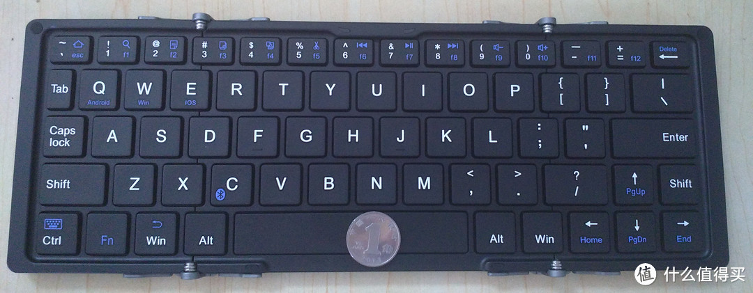 短小精悍的出差办公利器 BOW折叠蓝牙键盘测试