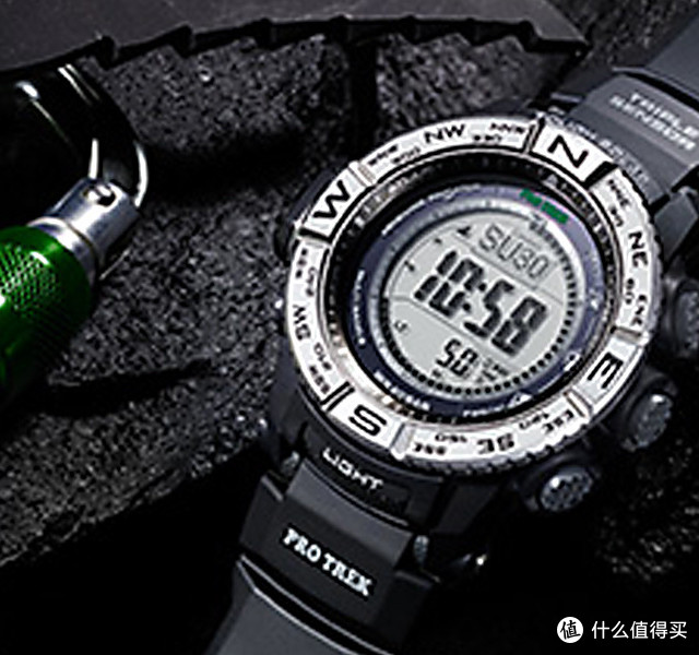 遮不住的惊艳:CASIO 卡西欧 PRW 3500-1 开箱