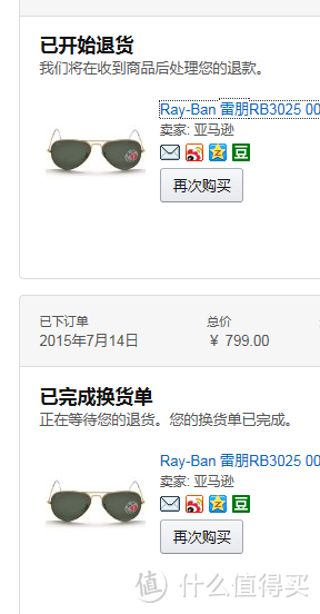 Ray-Ban 雷朋RB3025 偏光太阳镜