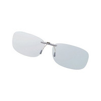 ELECOM 宜丽客 夹片式防蓝光眼镜片（灰）