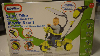 Little Tikes 小泰克 3-in-1 Trike 三轮车（带方向盘声光控制器版）开箱