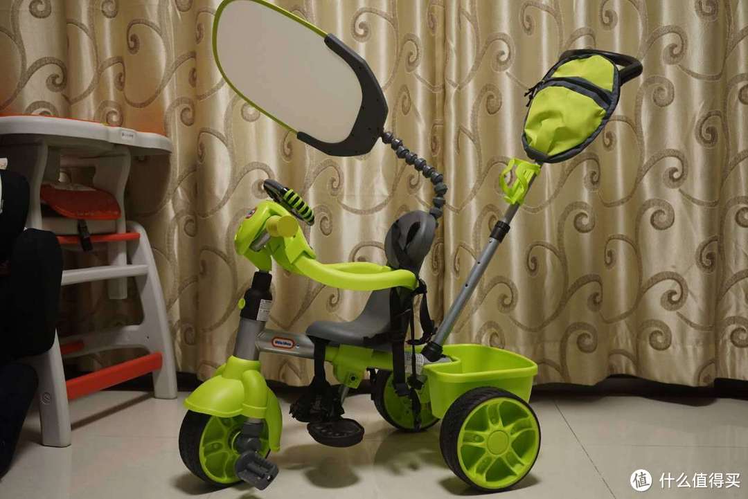Little Tikes 小泰克 3-in-1 Trike 三轮车(带方向盘声光控制器版)开箱