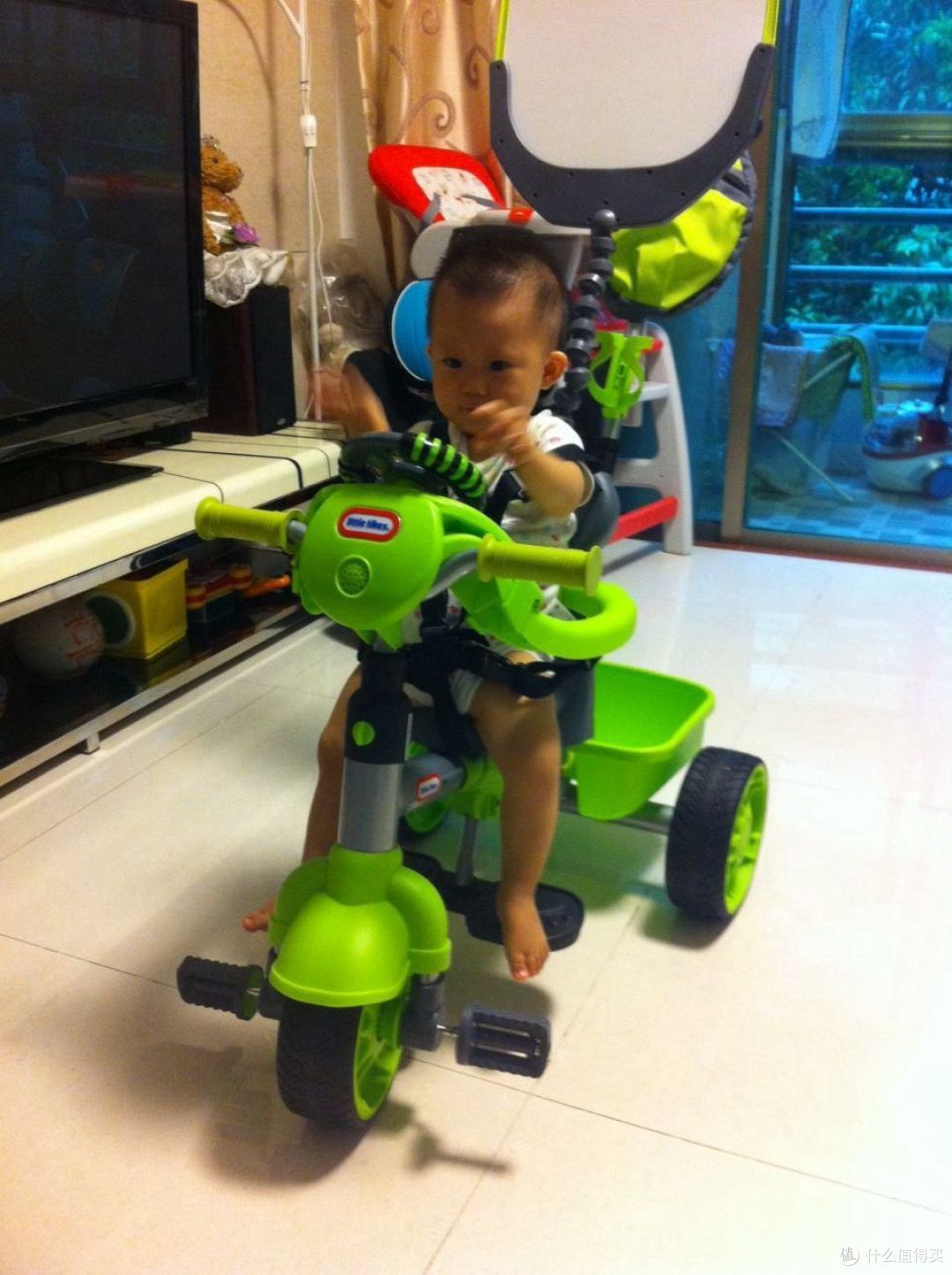 Little Tikes 小泰克 3-in-1 Trike 三轮车(带方向盘声光控制器版)开箱