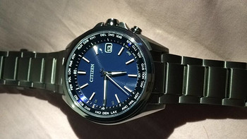 Citizen 西铁城 钛合金光动能多局电波表 CB1070-56L 入手体验