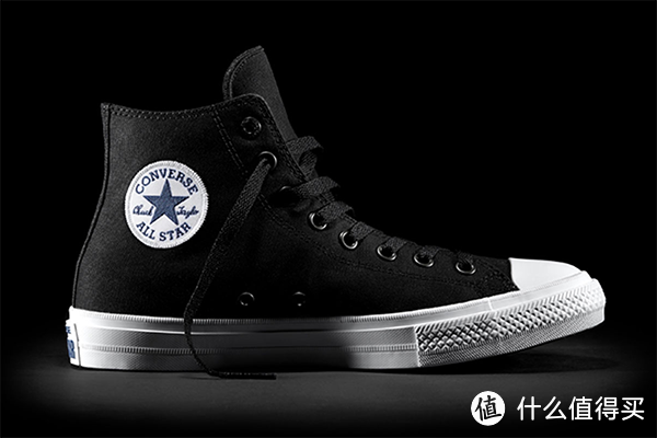 加入可抽离Lunarlon缓震中底：CONVERSE 匡威 推出 Chuck Taylor All Star II帆布鞋