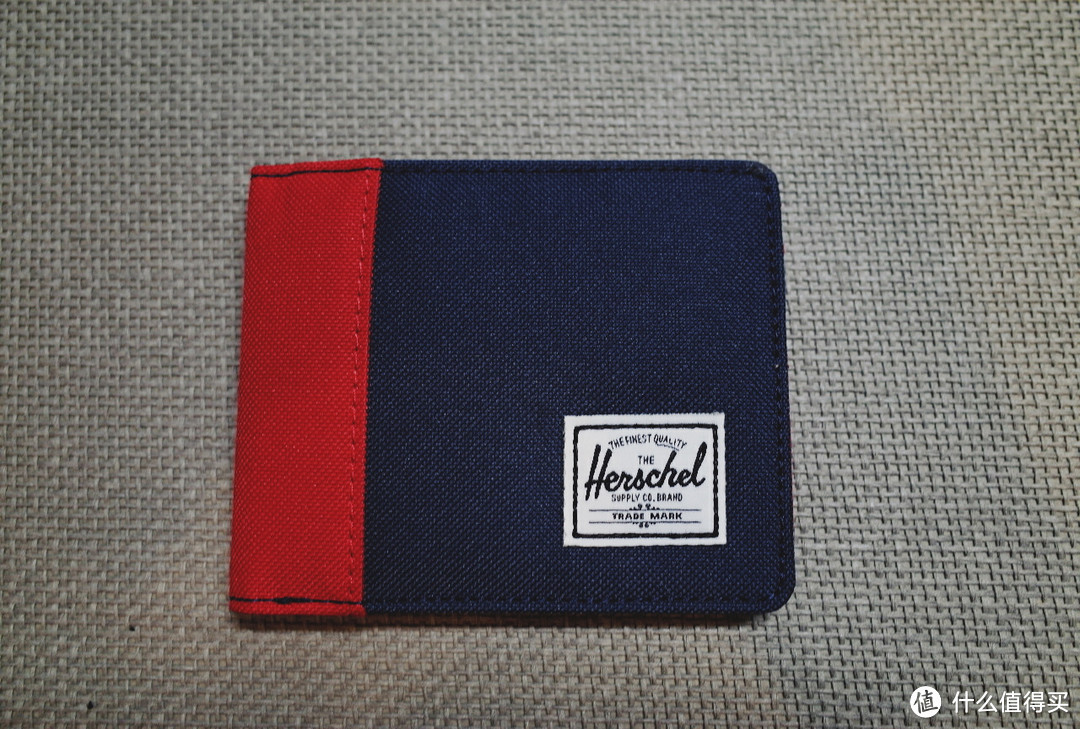 Herschel Supply Co. Edward 爱德华红蓝撞色帆布钱包