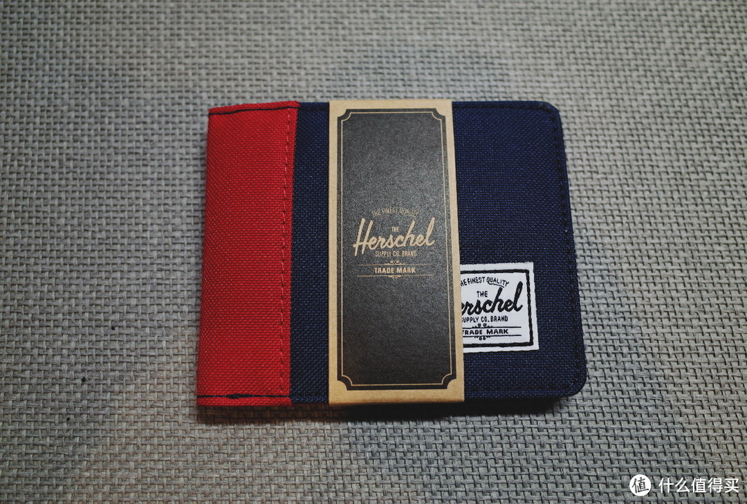 Herschel Supply Co. Edward 爱德华红蓝撞色帆布钱包