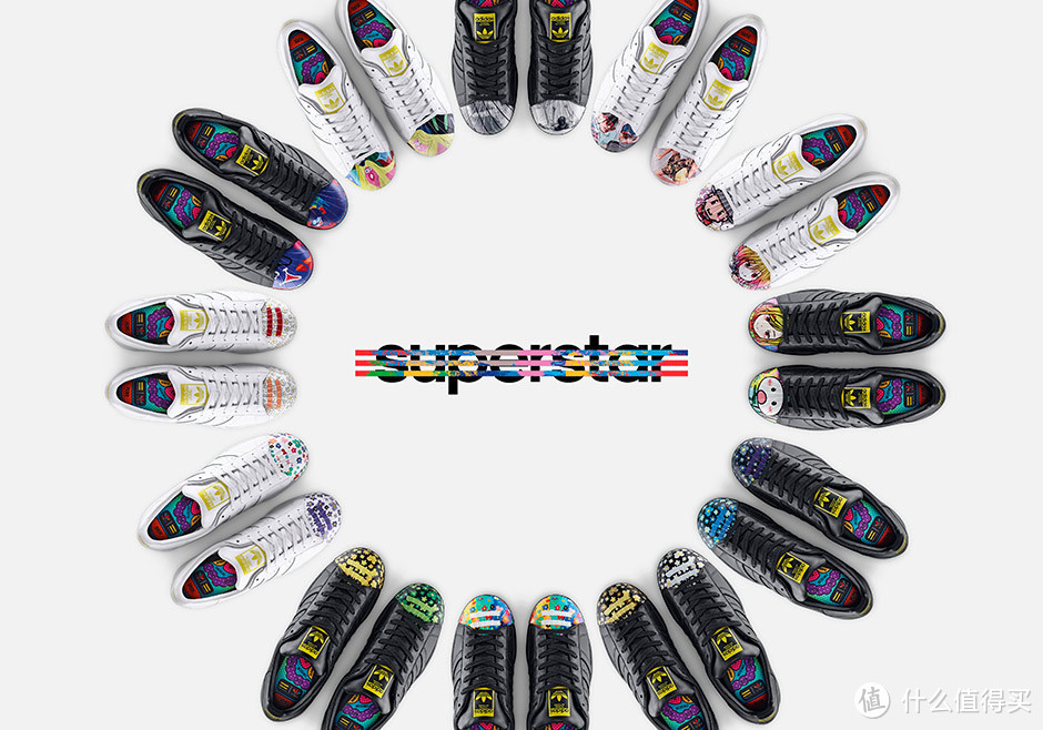 独一无二的鞋头图案：adidas 阿迪达斯 联手菲董 推出 “Supershell Artwork”系列