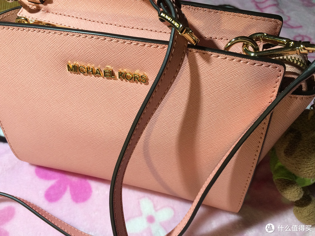 macy's梅西百货入手 MICHAEL Michael Kors Selma Medium 中号樱花粉耳朵包