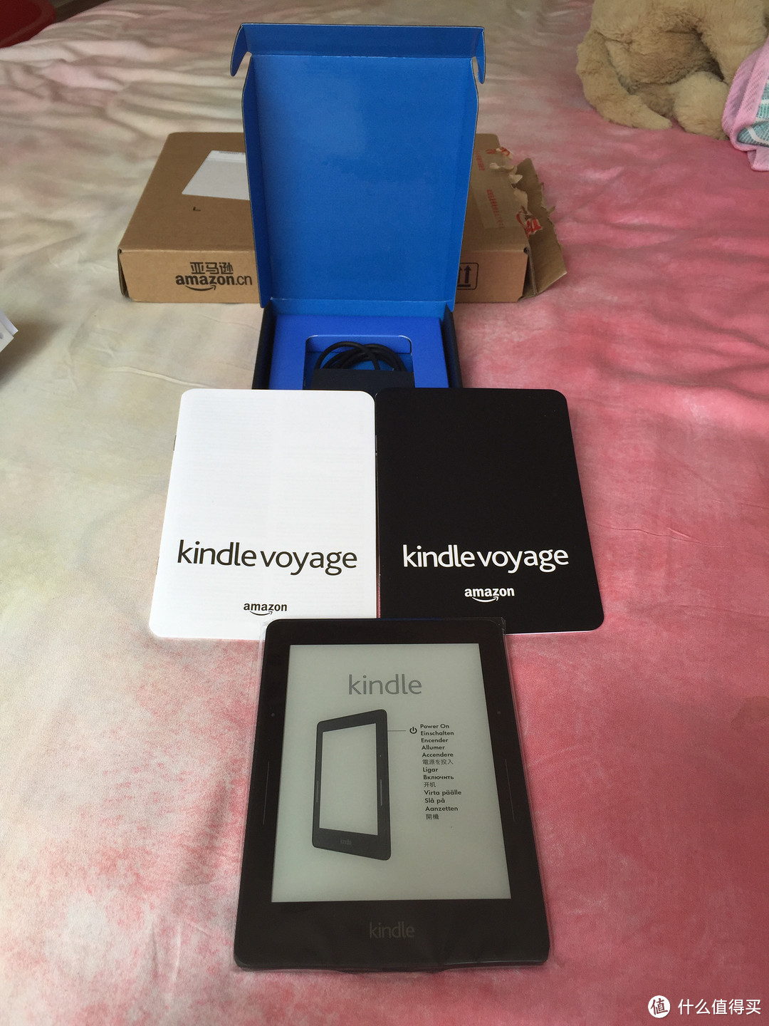 Kindle Voyage 电子书阅读器 标准版开箱附字体字号和行边距页边距展示