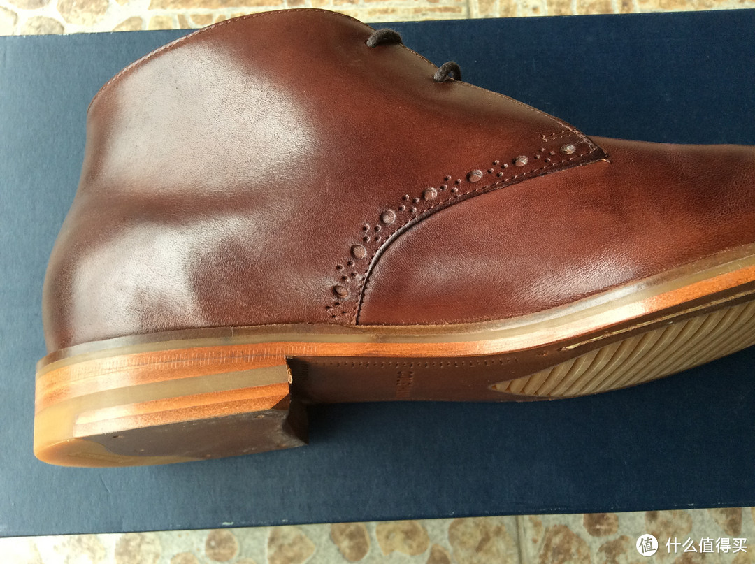 自己爆的料，跪着也要把单晒完 — COLE HAAN Cambridge Chukka 男款短靴晒单